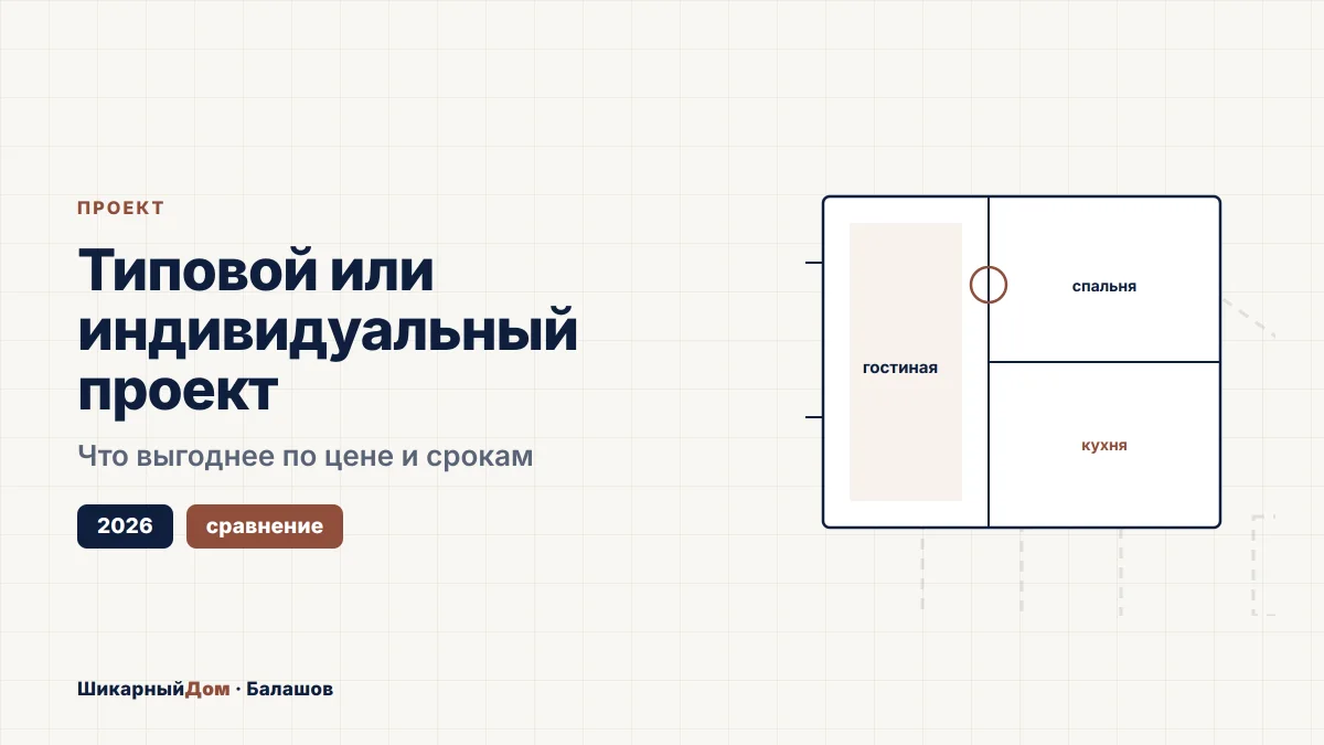 Типовой или индивидуальный проект: что выгоднее